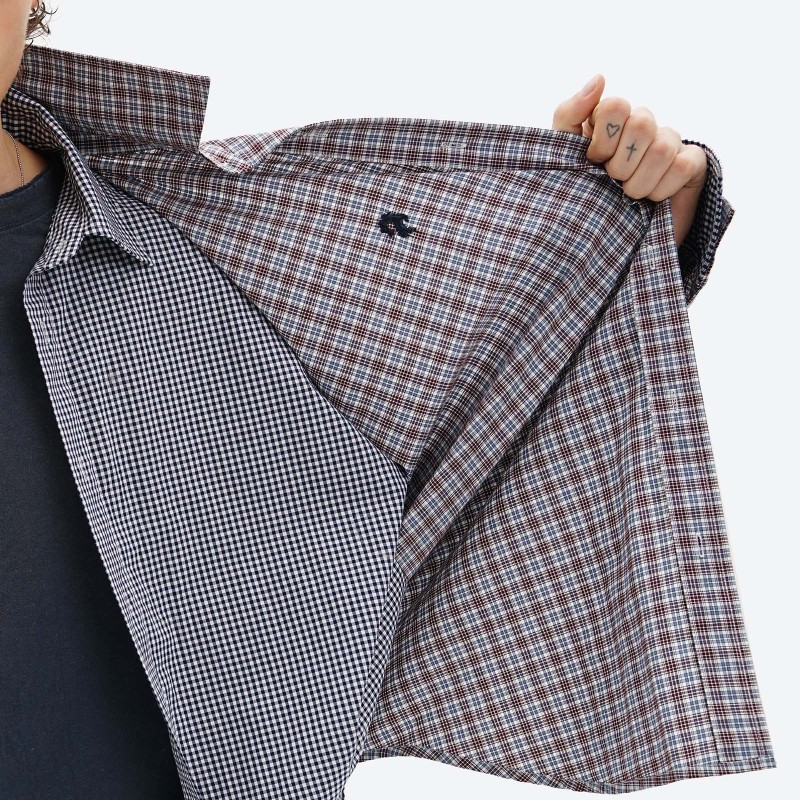 Layered Check Shirt